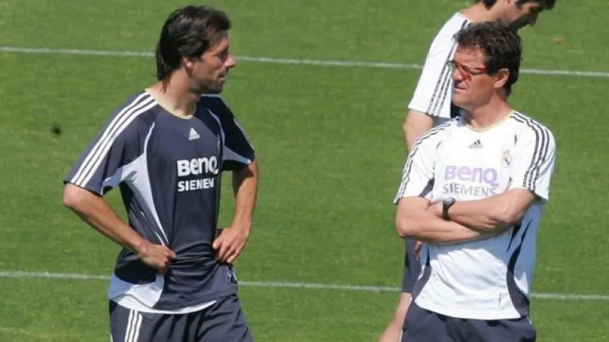 Van Nistelrooy, en un entrenamiento