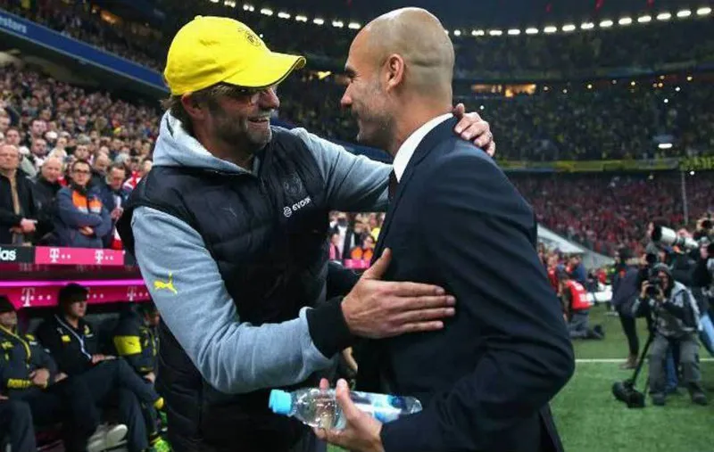 TWITTER:@LIVERPOOLFC Klopp en salido con Guardiola