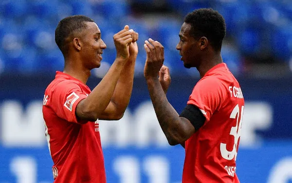 EFE Jugadores del Augsburgo en celebración