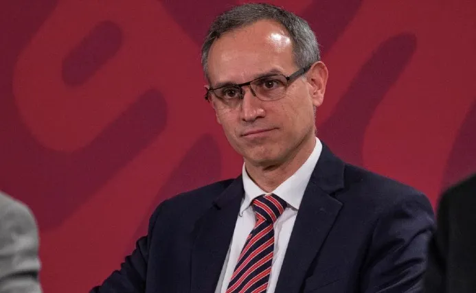 Gatell en conferencia de prensa en el Palacio Nacional