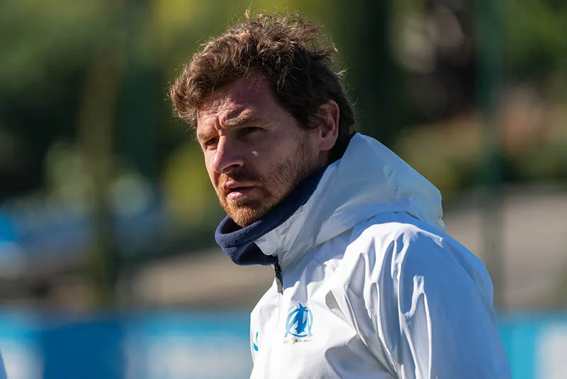 André Villas-Boas durante una sesión con el Marsella