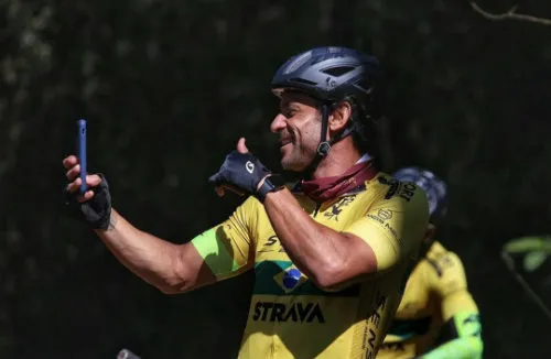 El delantero se toma una 'selfie'