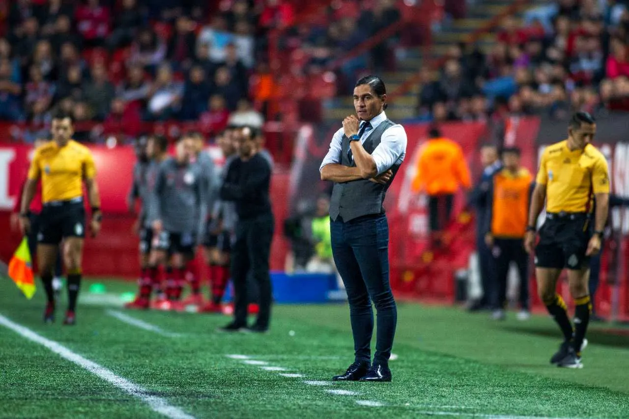 Juan Fráncisco Palencia en un juego en Tijuana