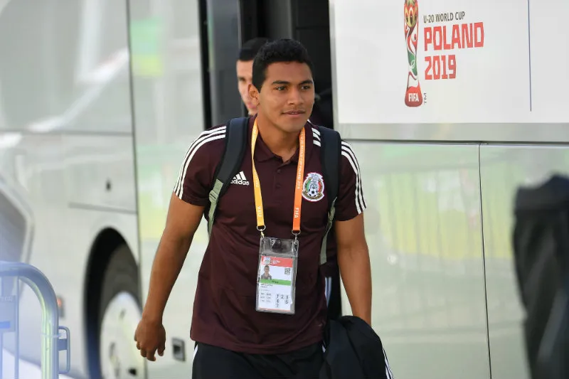 Tiba Sepúlveda con la Selección Mexicana Sub-20