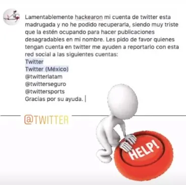 El mensaje de ayuda que solicitó Espinosa