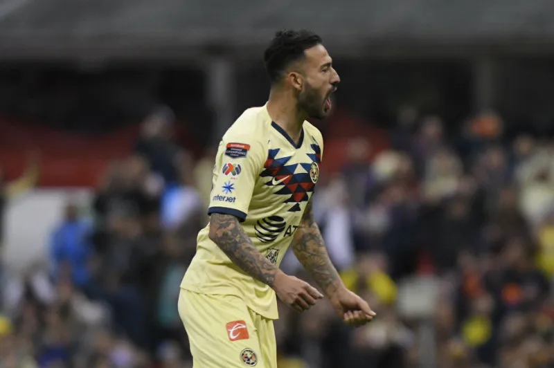 Aguilera en el Estadio Azteca