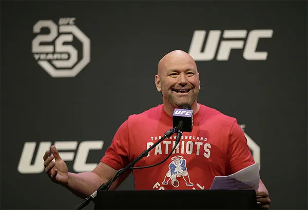 Dana White en conferencia de prensa