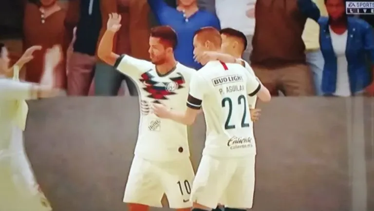 ESPECIAL Jugadores del América celebran un gol en el FIFA