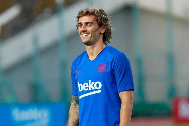 EFE El francés en un entrenamiento del Barça