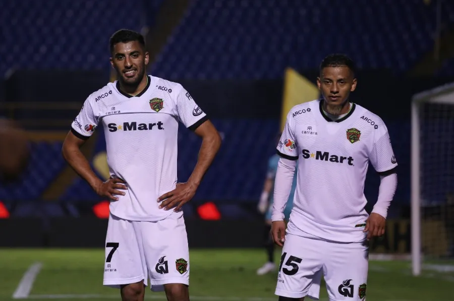 Jugadores de Juárez durante un partido
