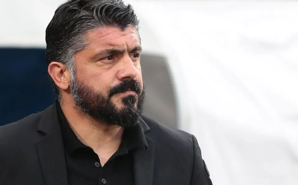 EFE Gattuso, durante un cotejo del Napoli