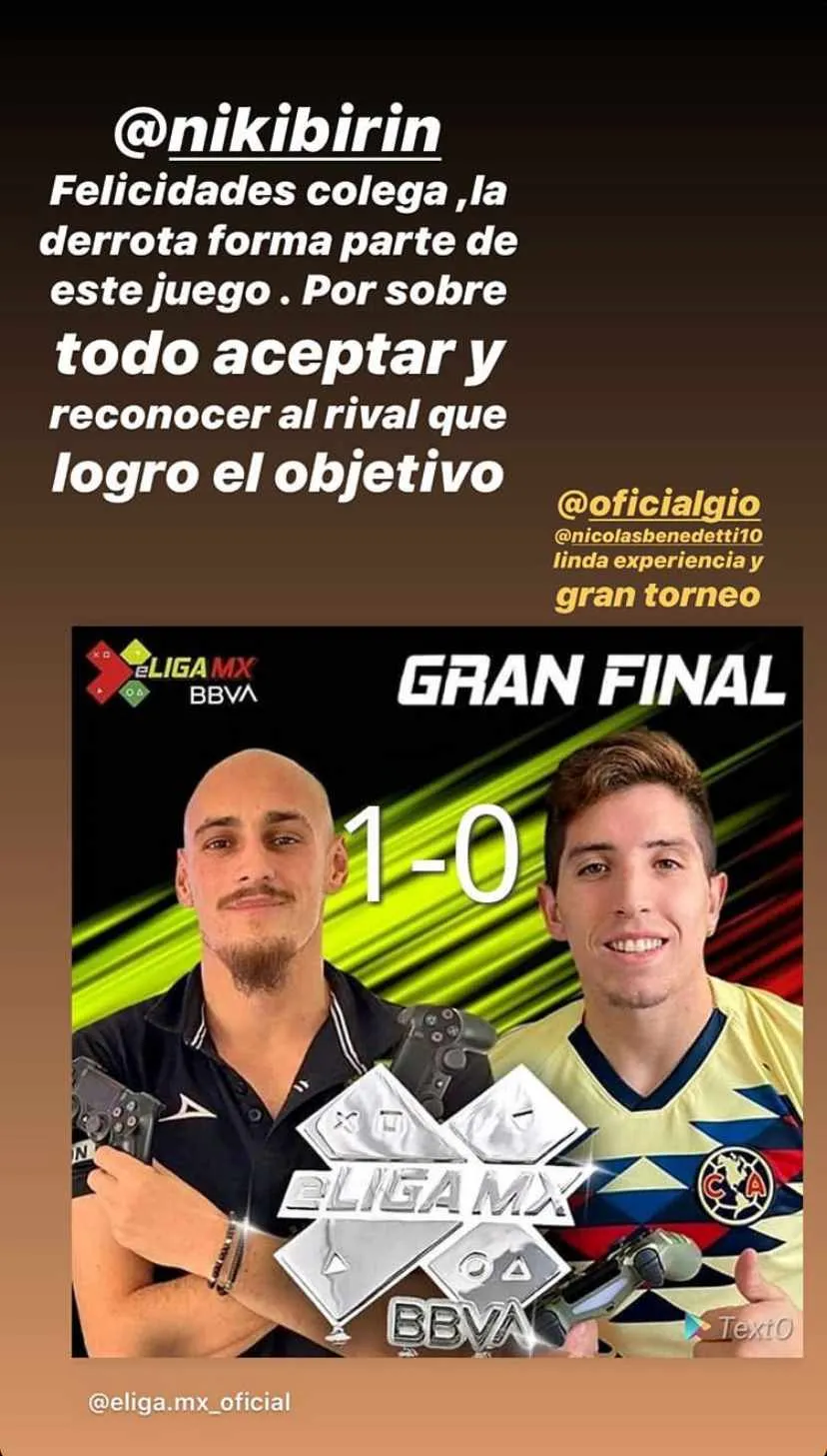 La felicitación de Santi Cáseres a Sosa