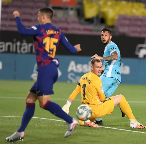 La falla de Guerrero ante el Barcelona