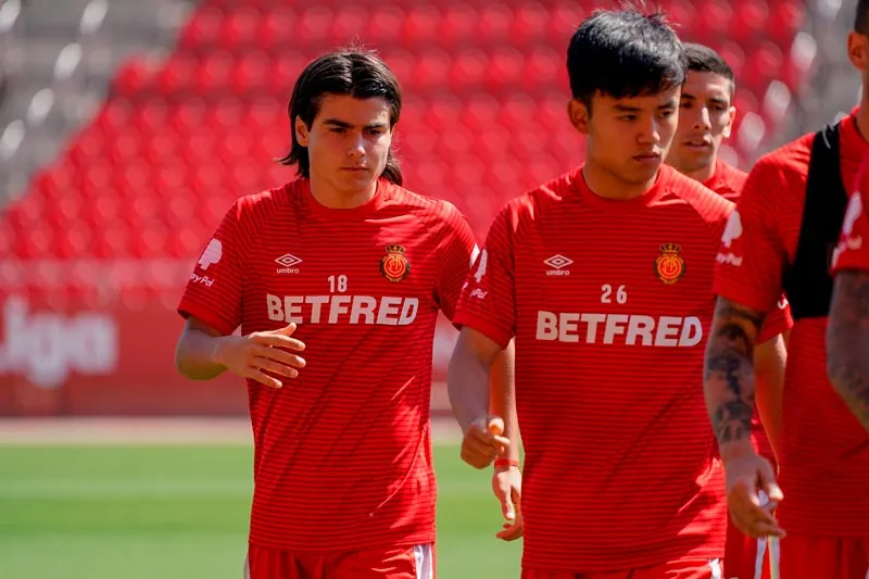 El futbolista de 15 años en un entrenamiento