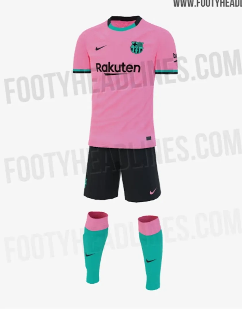 El tercer uniforme del cuadro Culé