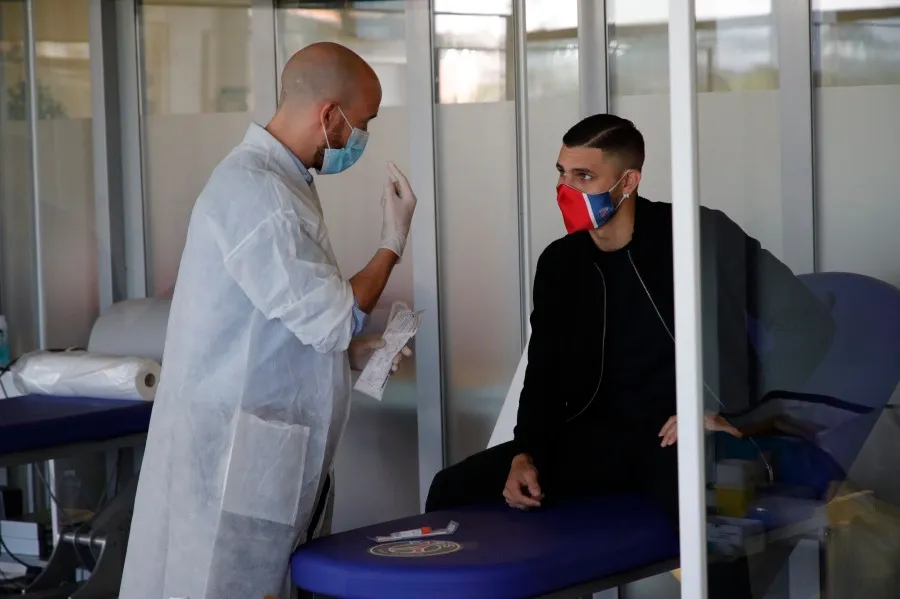 TWITTER @PSG_ESPANOL Mauro Icardi en su regreso a las instalaciones del PSG