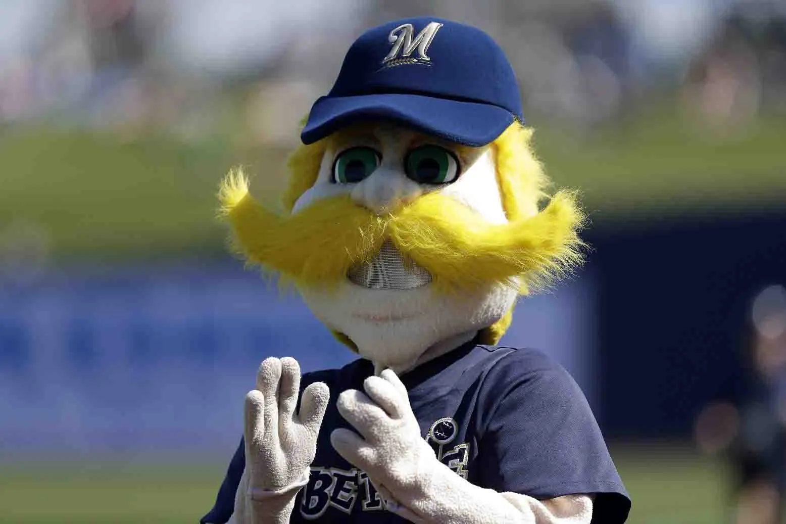 Bernie Brewer, en un encuentro de los Milwaukee Brewers
