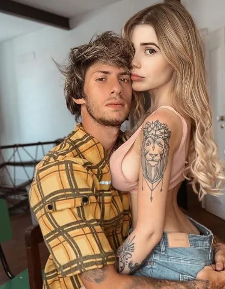 INSTAGRAM @ginevralambruschi Mirko Antonucci y su novia Ginevra Lambruschi