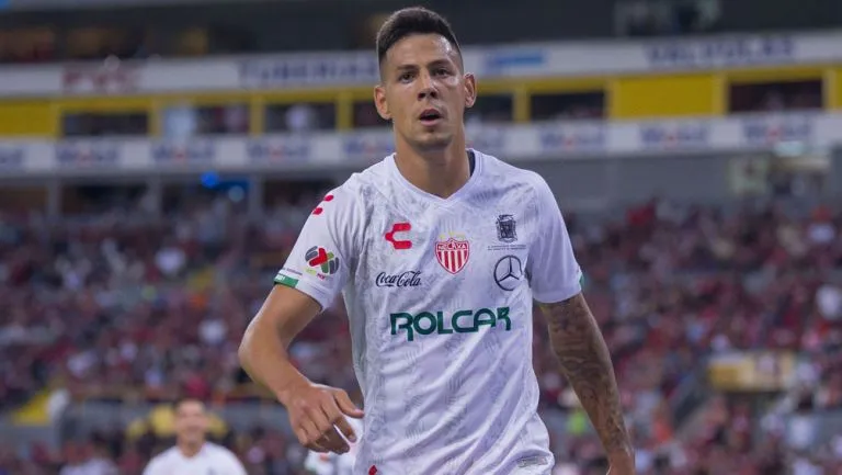 MEXSPORT El delantero argentino durante un duelo en la Liga MX