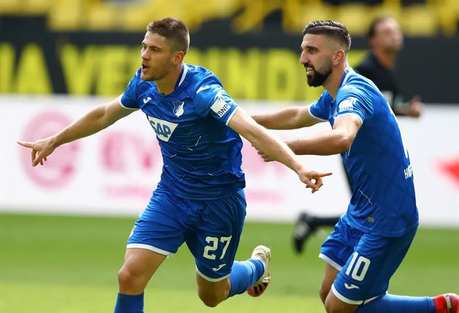 EFE Andrej Kramaric celebra una anotación contra el Dormund