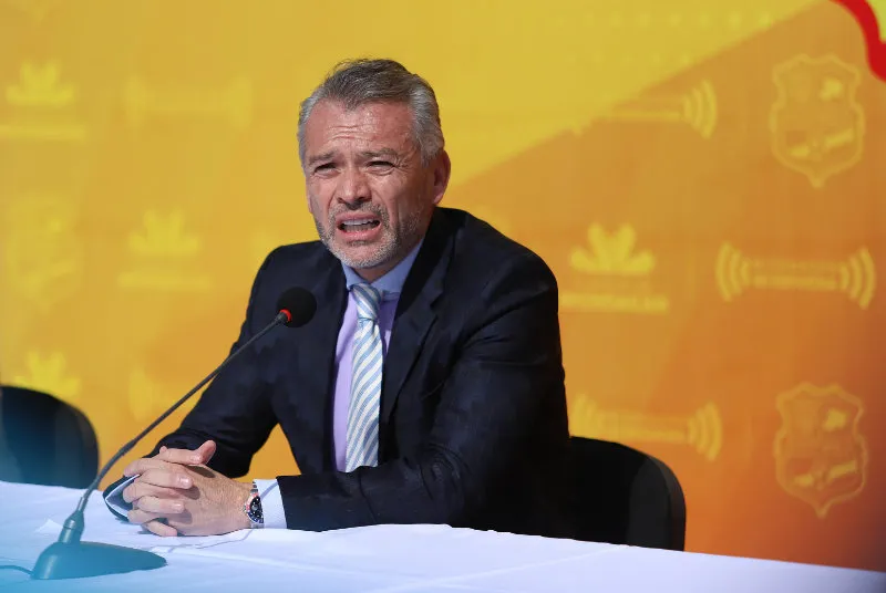 Higuera en una conferencia