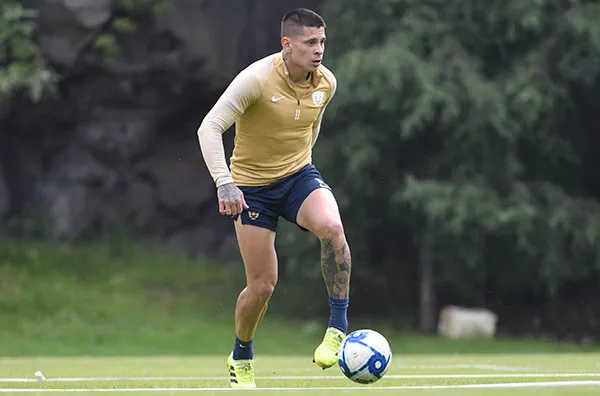 IMAGO7 El jugador sudamericano durante una práctica