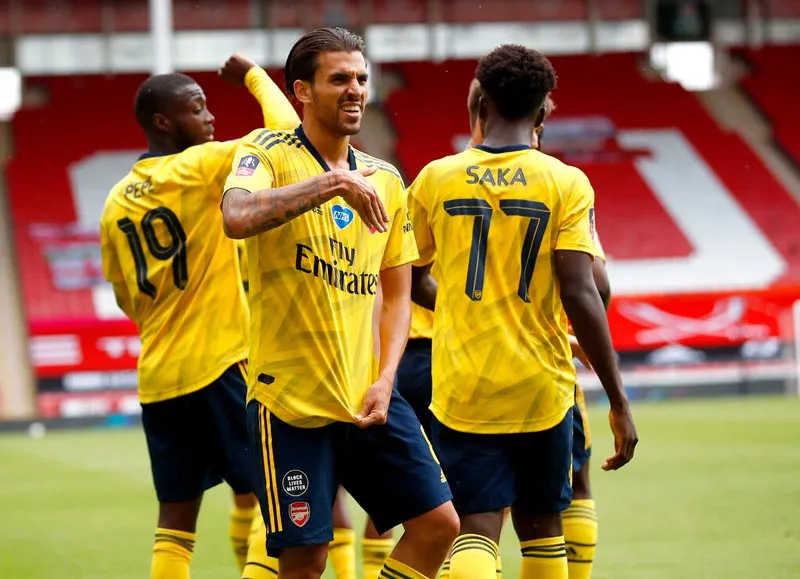 El español celebra su gol ante Sheffield United