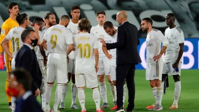 EFE Zidane con el Real Madrid