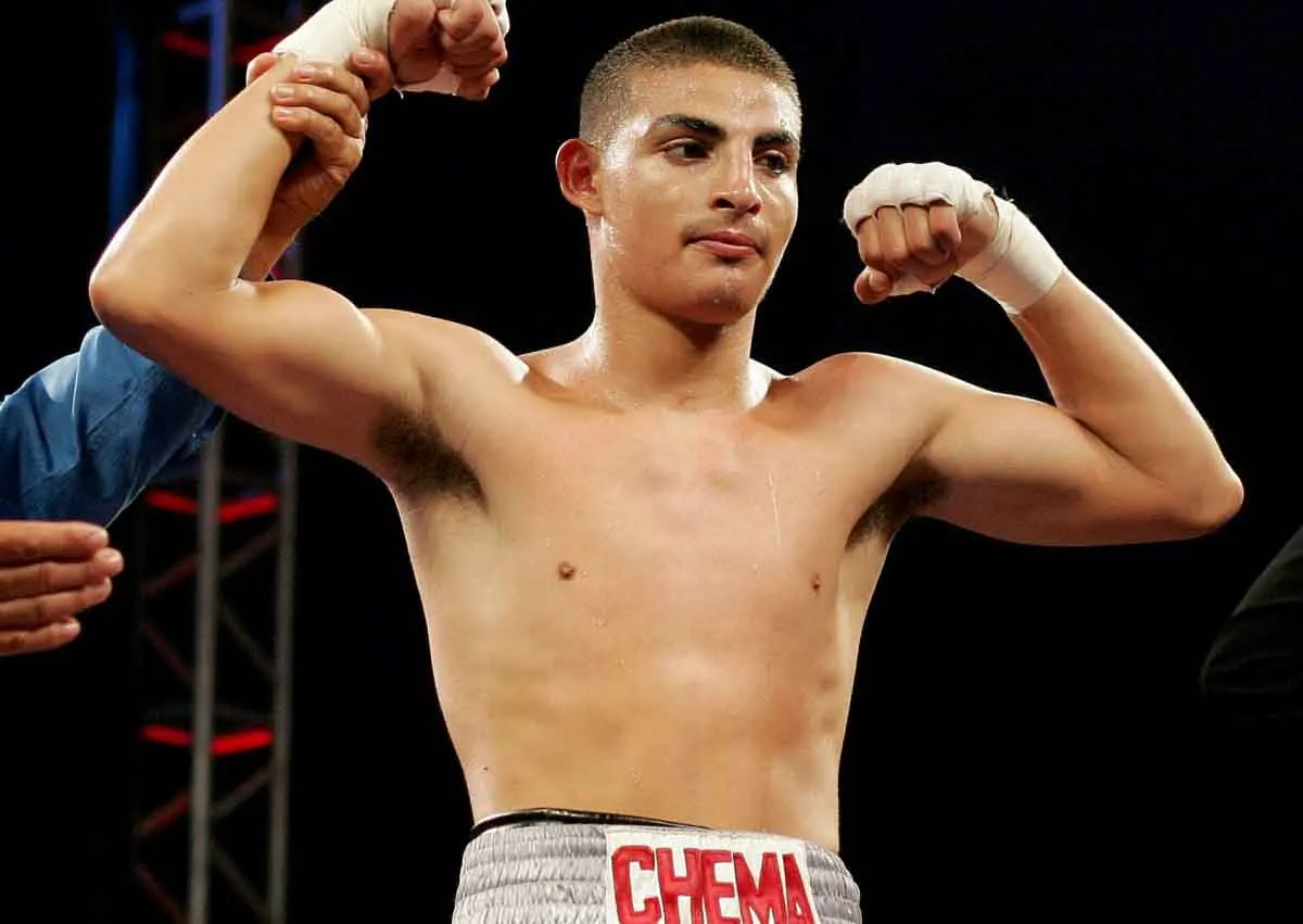 Carlos 'Chema' Ocampo previo a un combate