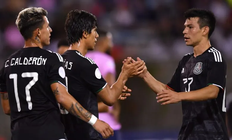 Selección Mexicana antes de un partido