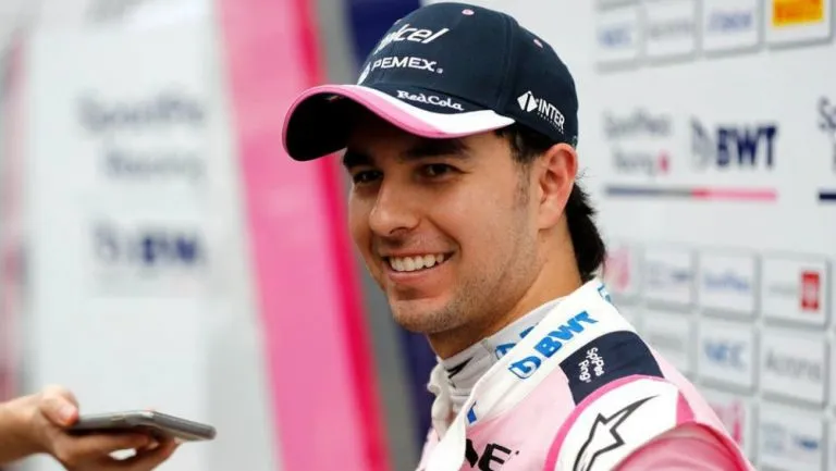 TWITTER: @RACINGPOIN Checo Pérez en carrera de la F1
