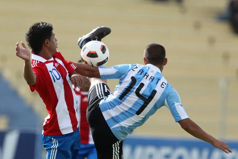 EFE Alexis Zárate en acción con Argentina