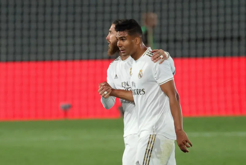 Ramos en partido con Real Madrid