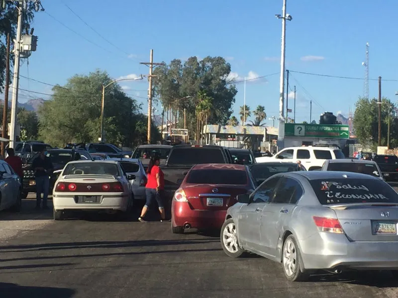 Bloqueo en paso con Estados Unidos