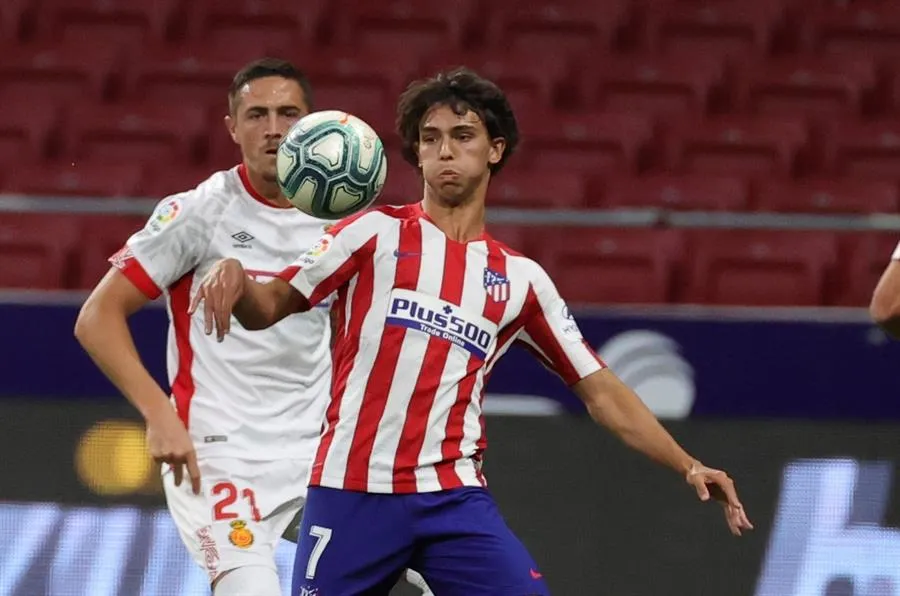 EFE El delantero portugués en un partido con el Atleti