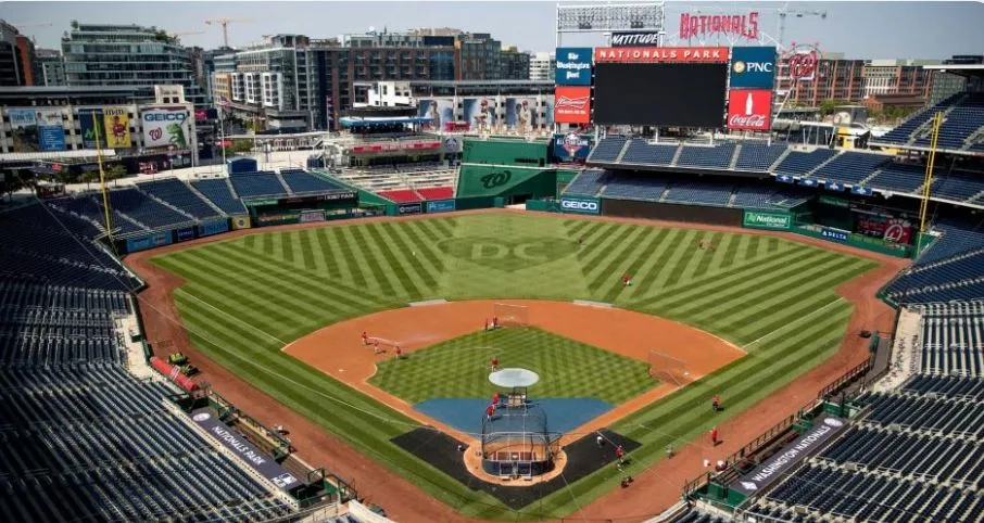 Vista panorámica del Estadio de los Nacionales