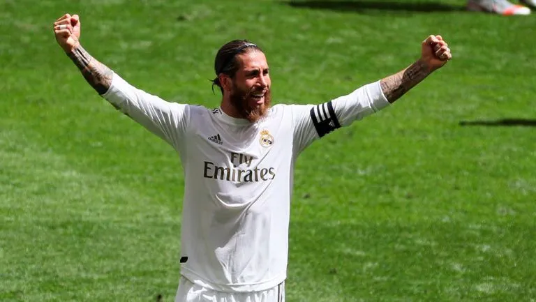 EFE Sergio Ramos en celebración con Real Madrid