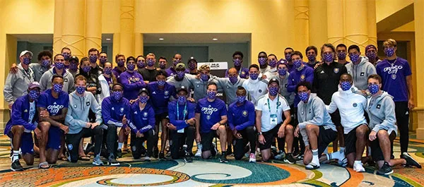 Los integrantes del equipo de la MLS