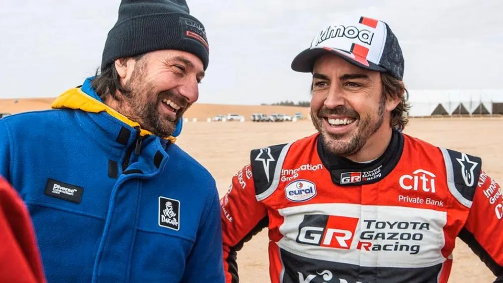 TWITTER @alo_oficial El piloto español en el Rally de Dakar