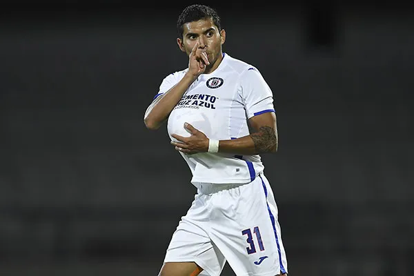 IMAGO7 Orbelín Pineda en su celebración de gol