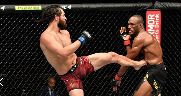 Jorge Masvidal conecta a Kamaru Usman