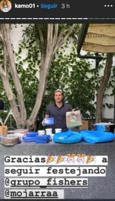 INSTAGRAM @KAMO01 Ochoa celebra su cumpleaños 35