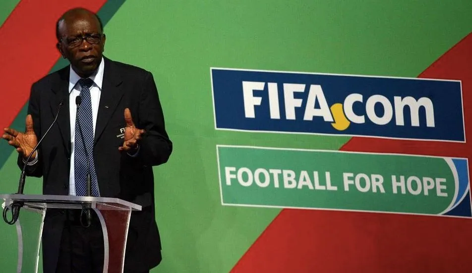 Jack Warner en un evento de FIFA