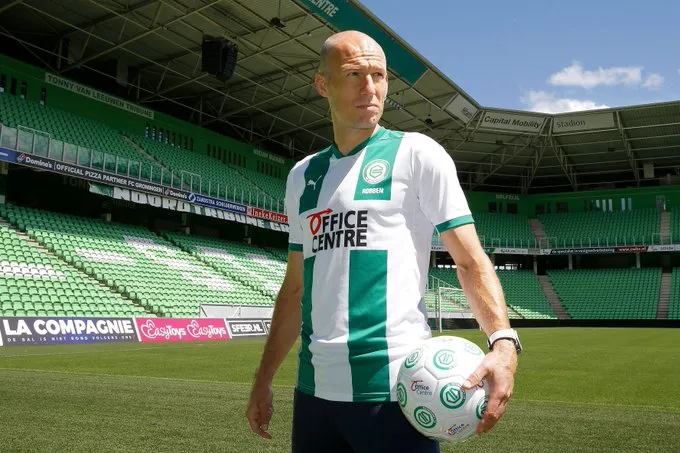 TWITTER @FCGroningen El veterano delantero Arjen Robben
