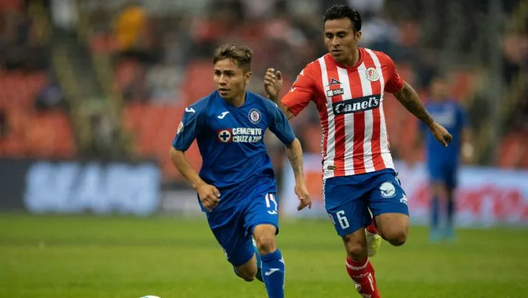 Misael Domínguez y Noe Maya en el Estadio Azteca