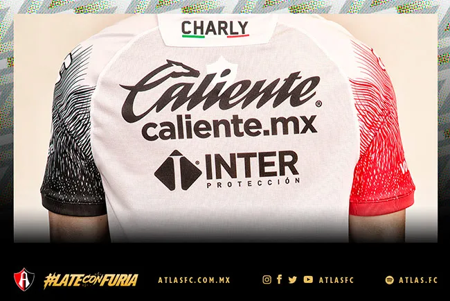 Parte trasera de la playera del Atlas