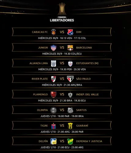 ESPECIAL Enfrentamientos Fase de Grupos Copa Libertadores