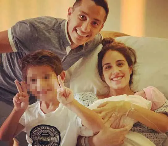 Guardado comparte una foto de la nueva integrante de su familia
