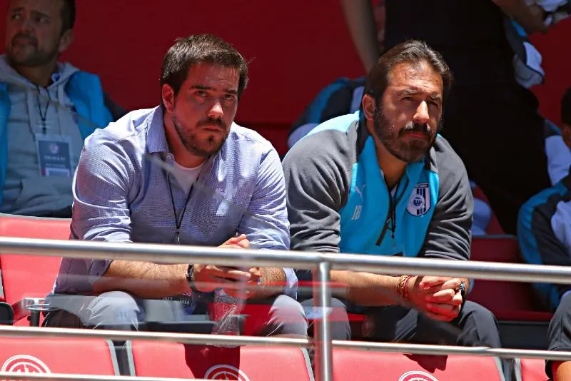 Villanueva y Beltrán en un juego de Querétaro