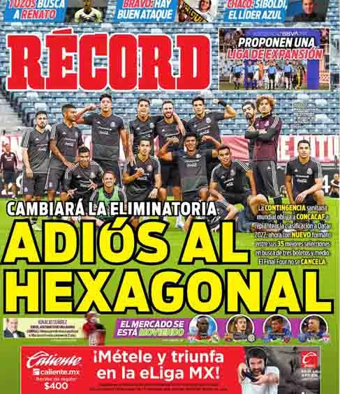 Portada RÉCORD 15 de abril
